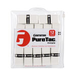 Gamma Overgrips Gamma Pure Tac 12 Pack-White