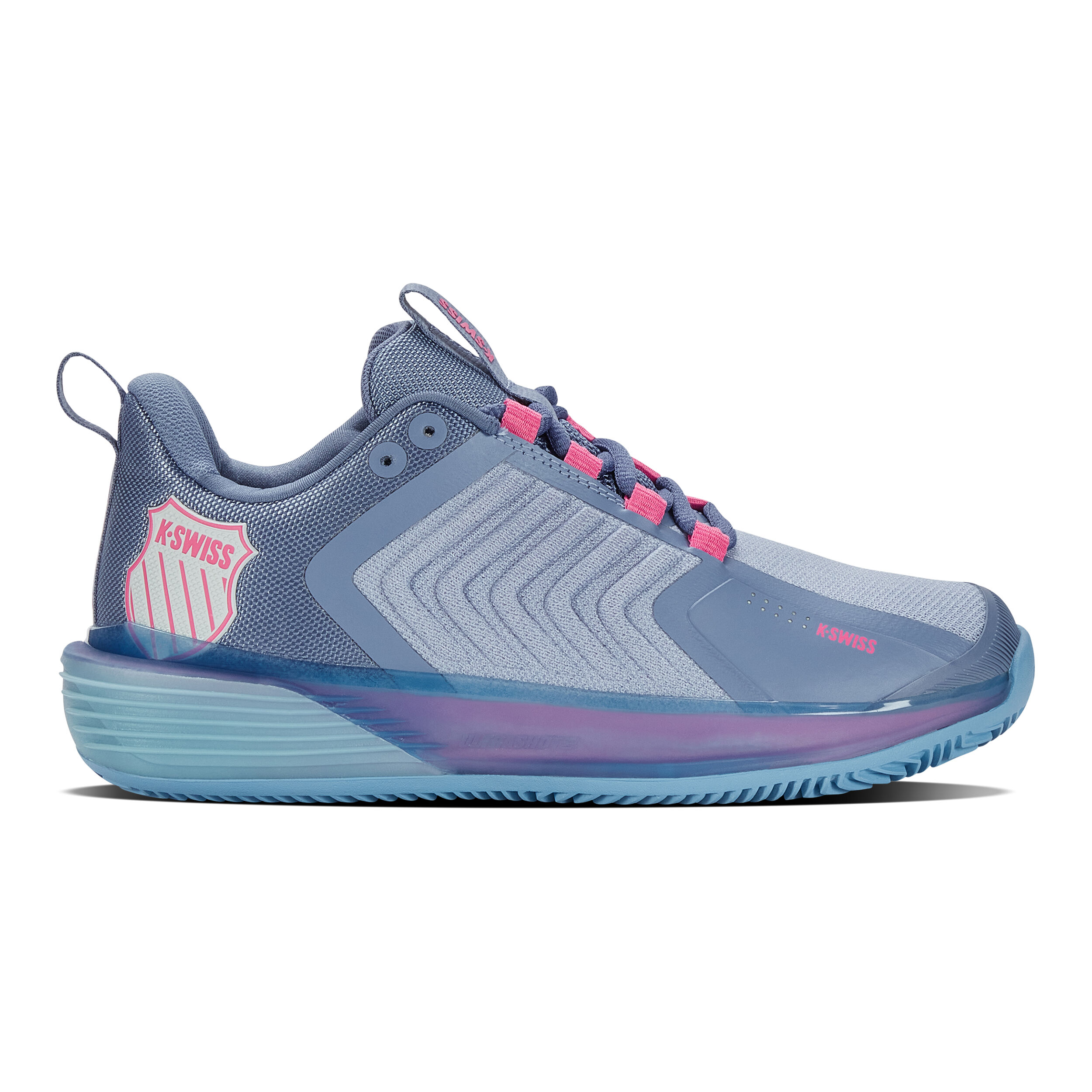 Buy K Swiss Ultrashot 3 All Court Shoe Women Lilac Light Blue