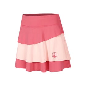 Image of Endlessly Flounce Skirt Women-Coral,Pink