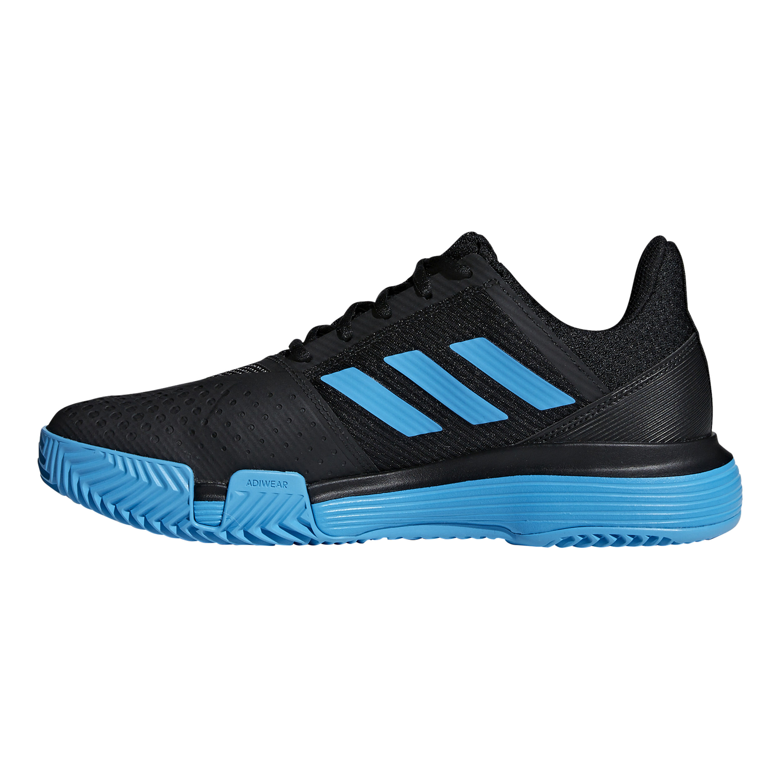 Court Jam Bounce Clay Court Shoe Men Black Light Blue