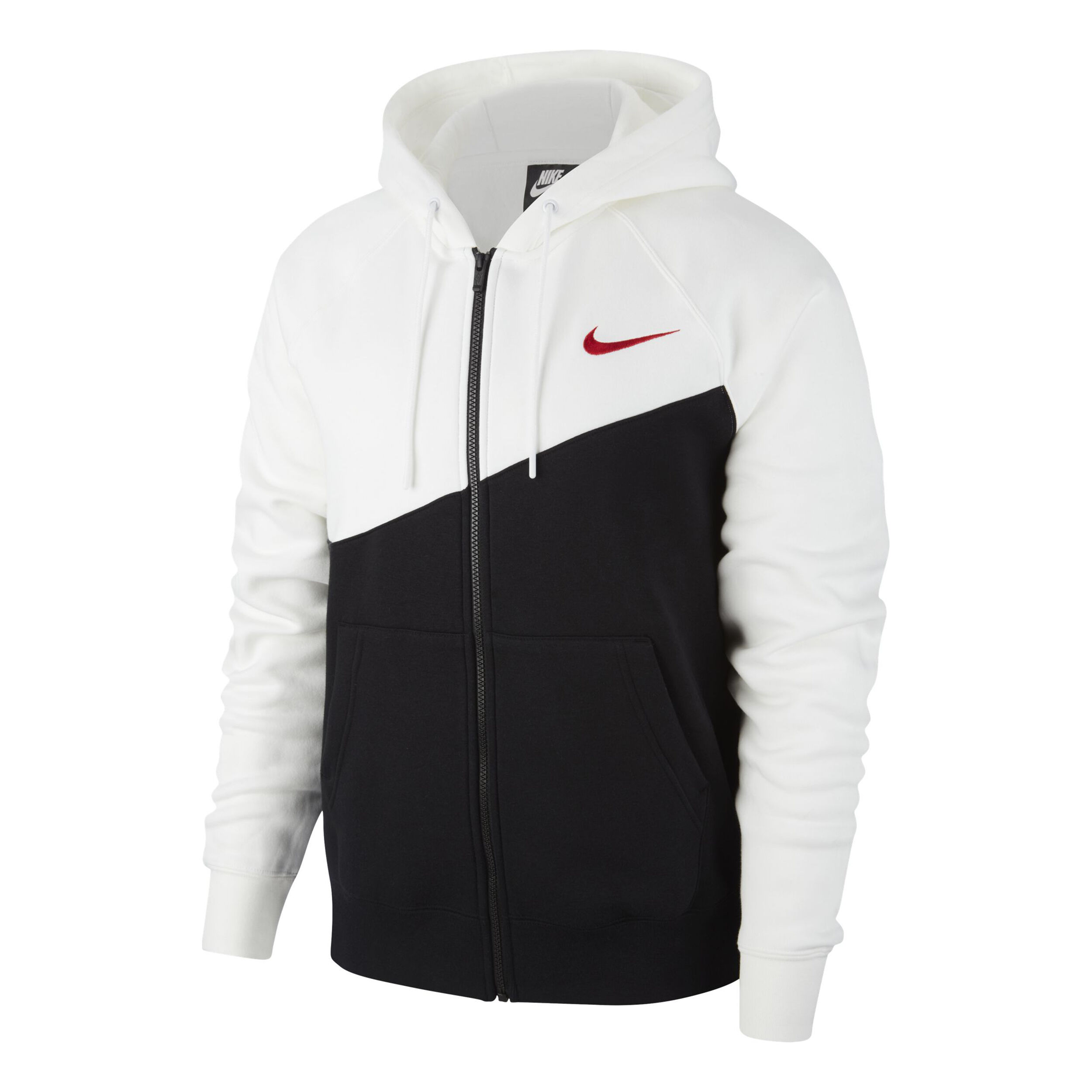 Buy Nike Sportswear Swoosh Zip Hoodie Men Black White online Tennis Point UK