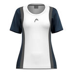 HEAD Clothing HEAD Club 25 Tech T-Shirt Women-White,Dark Blue