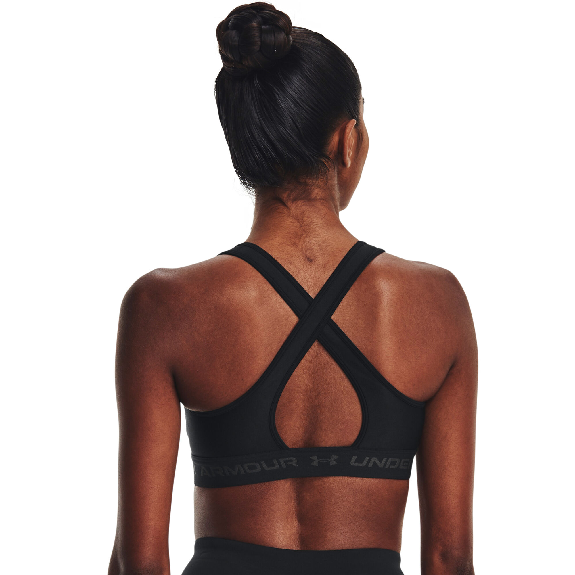 Buy Under Armour Crossback Mid Sports Bras Women Black, Grey online