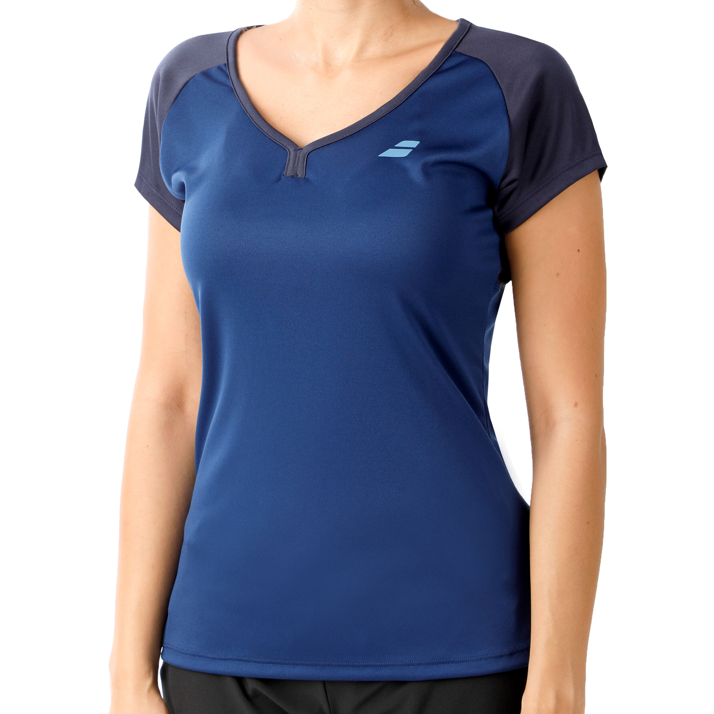 Play Capsleeve T Shirt Women Dark Blue Blue