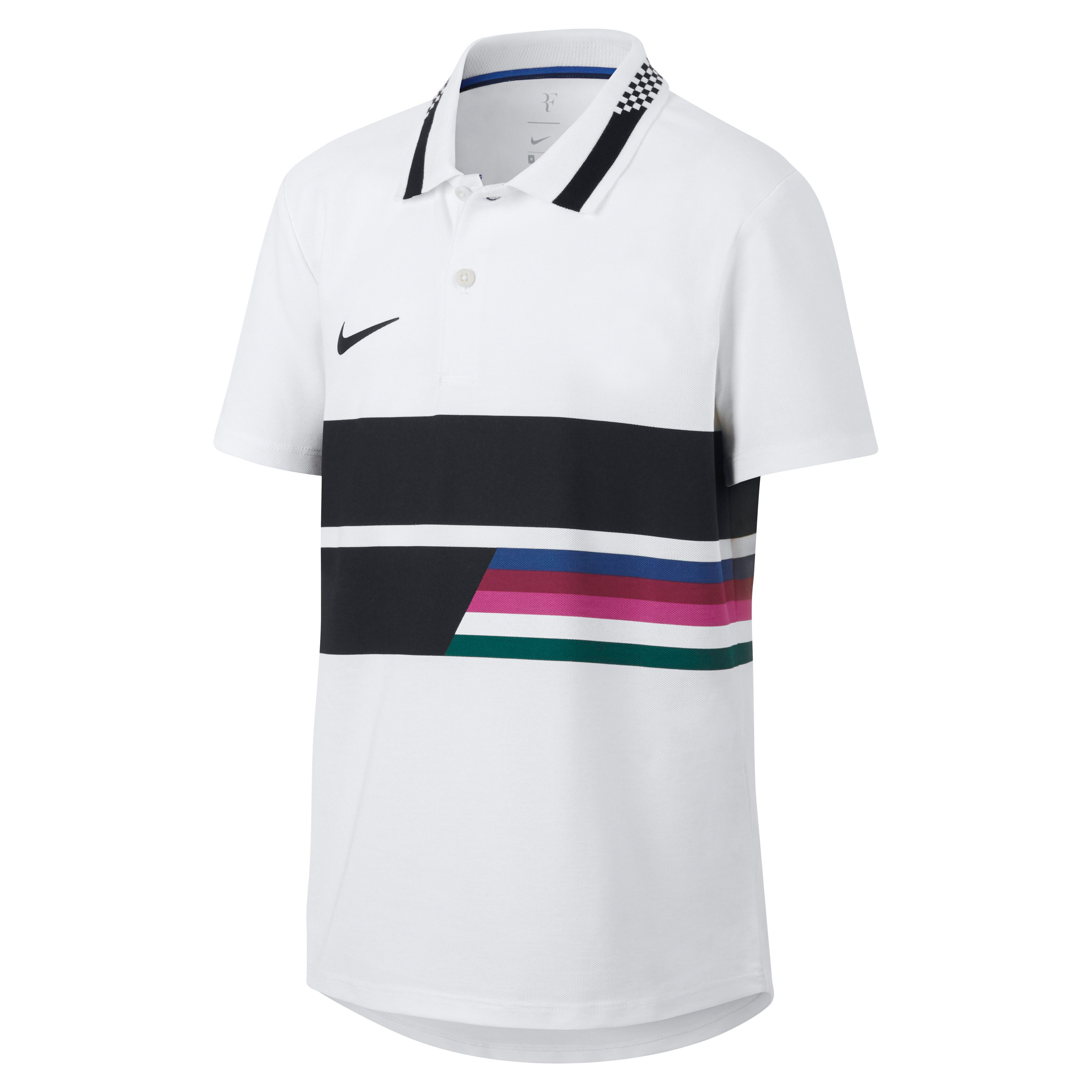 Buy Nike Court Advantage Classic Polo Boys White Black online Tennis Point UK