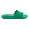 Serve Slide Slippers - green, white