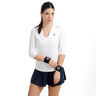 Crew 2.0 V-Neck Long sleeve Women-white