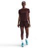 Dri-Fit One Mid Rise 2in1 3in Shorts Women - dark red, silver