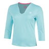 Crew 2.0 V-Neck Long sleeve Women-turquoise