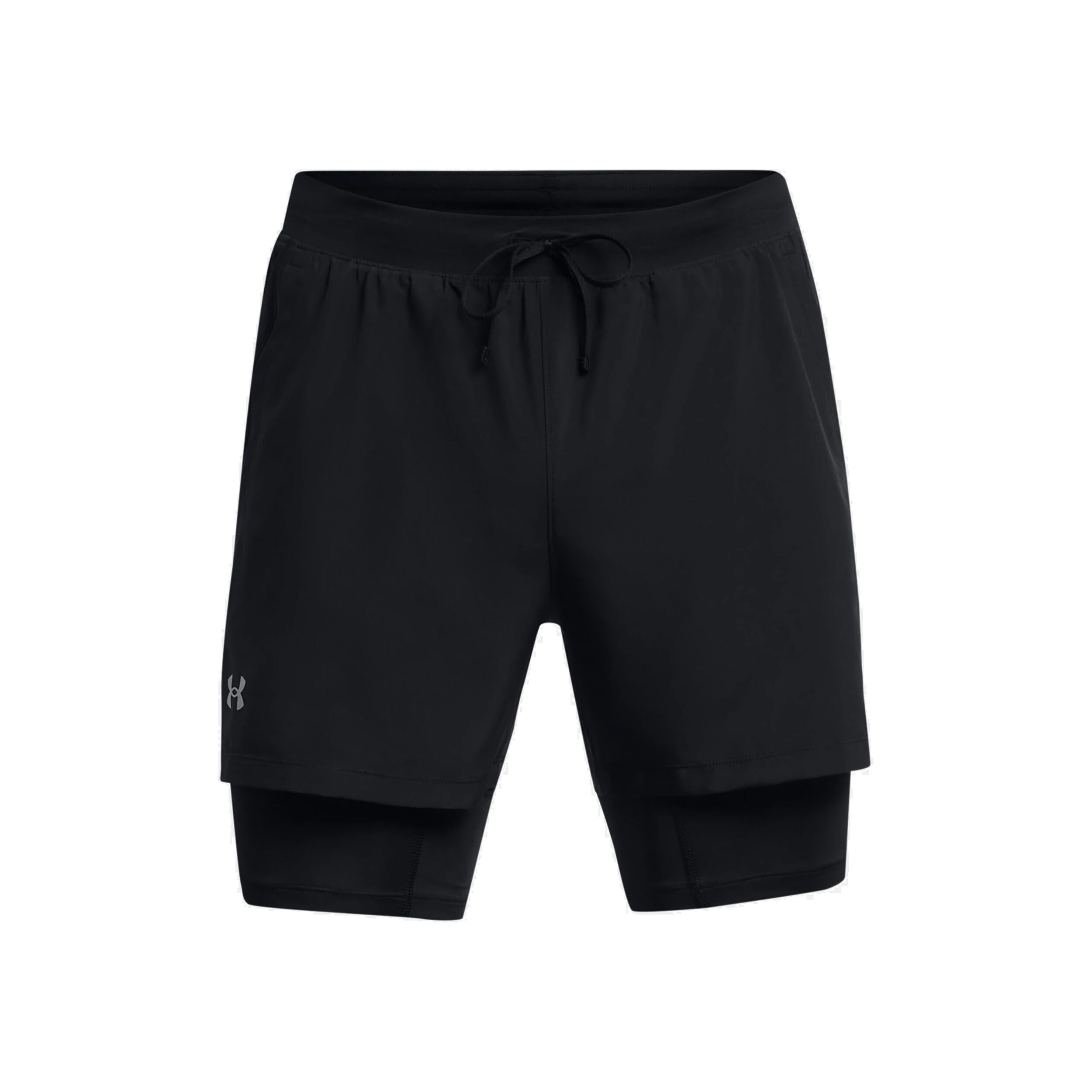 Launch 5 Inch 2 in 1 Shorts Men Black