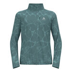 Odlo Clothing Odlo Zeroweight Print Running Jacket Men-Blue Grey