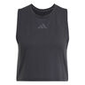 Power 3 Stripes Boxy Tank Top Women-Black