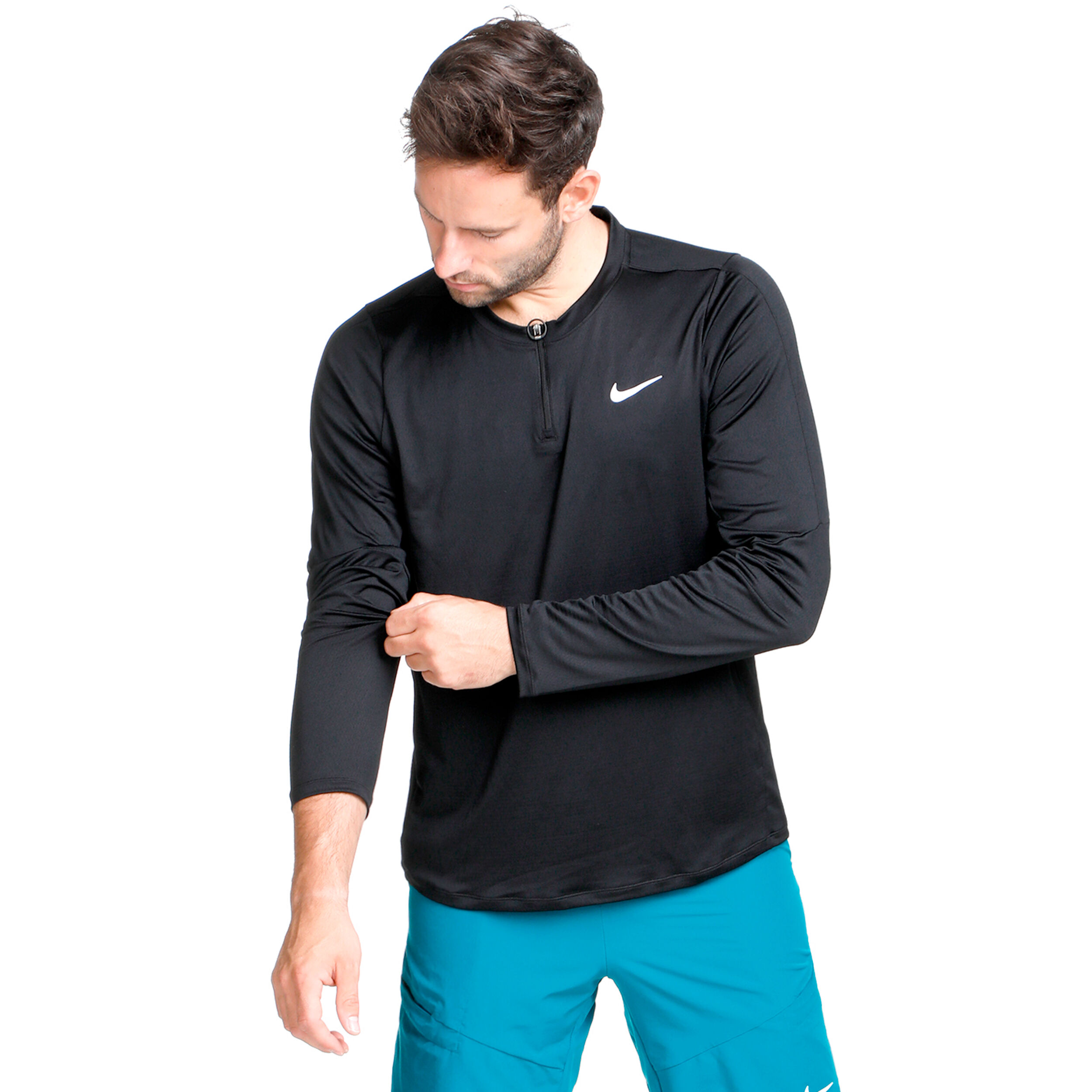 Buy Nike Dri Fit Advantage Half Zip Long Sleeve Men Black online