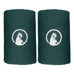 Quiet Please Tennis apparel Quiet Please Long Wristband - 2 Pack Unisex-green