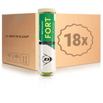 Dunlop Pressurized ball Dunlop Fort All Court 4 Ball Tube