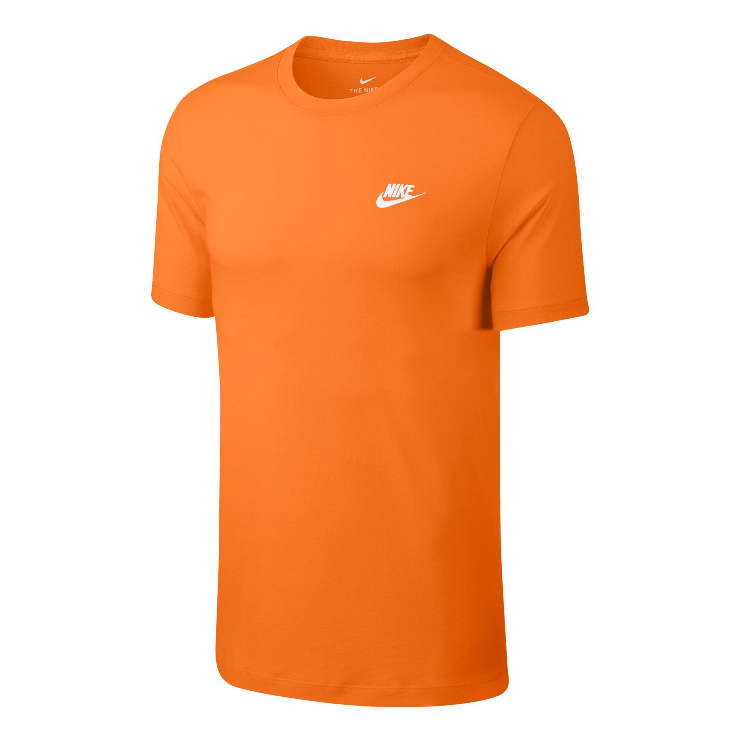 Nike t shirt sales orange colour