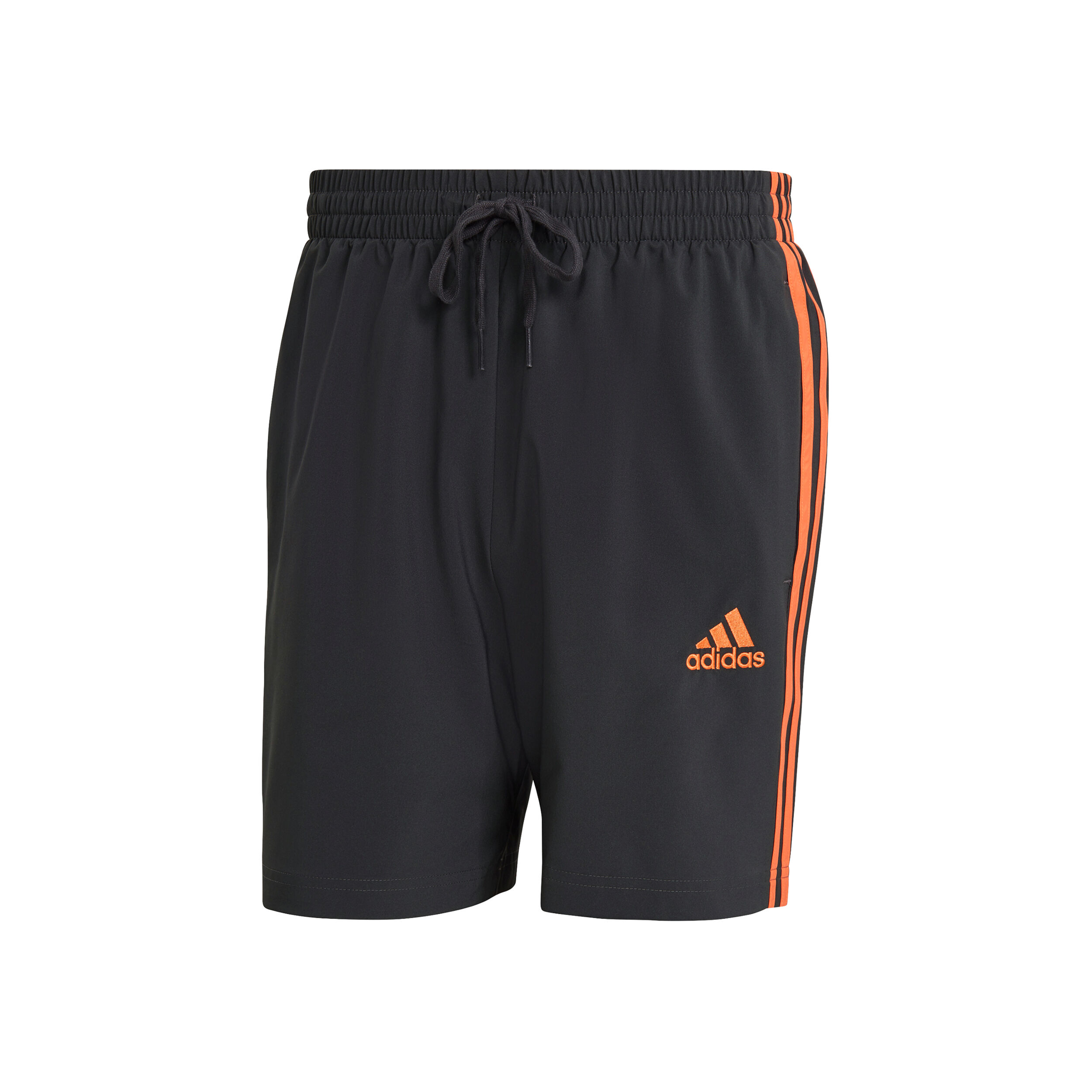 Orange black shorts top