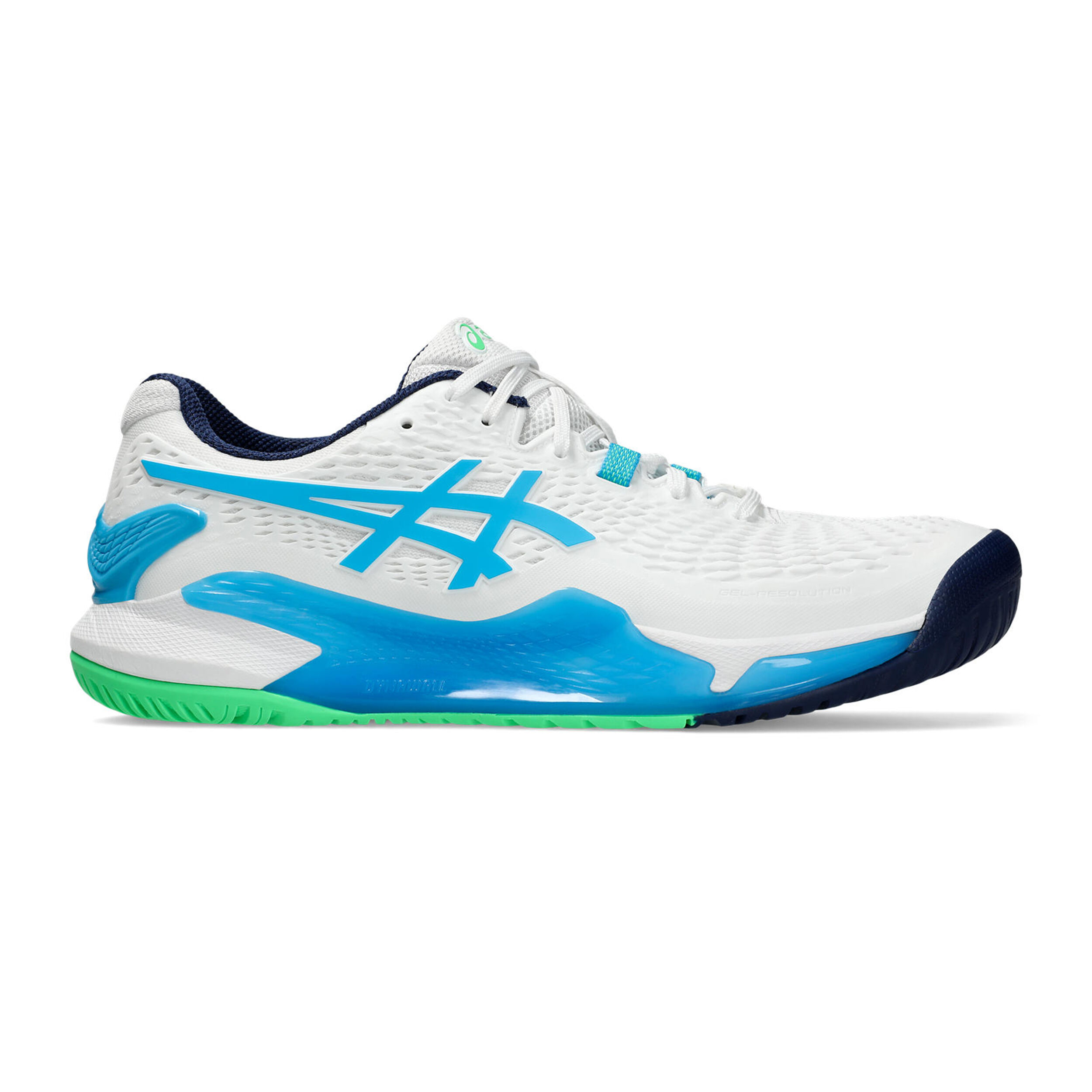 Buy ASICS Gel Resolution 9 All Court Shoe Men Blue White online Tennis Point UK