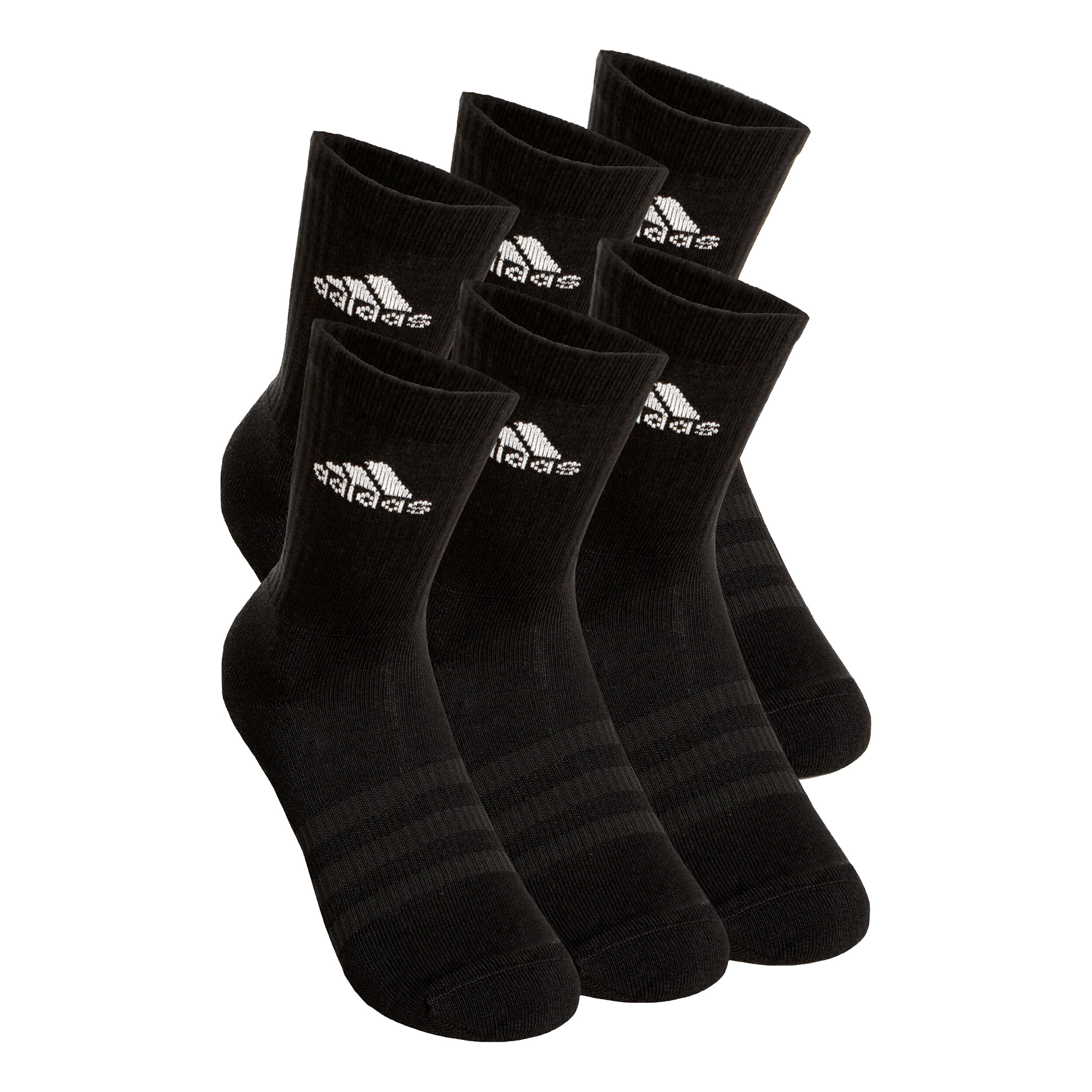 Buy adidas Crew Sportswear Ankle Sports Socks 6 Pack Black White