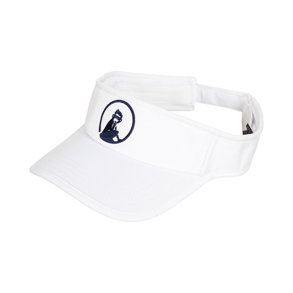 Quiet Please Court Visor-White,Black white