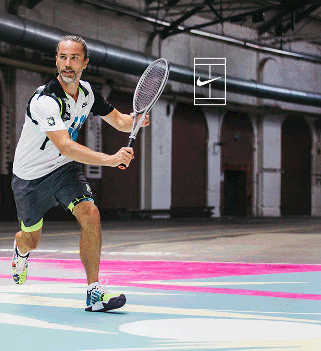 Nike tennis agassi top