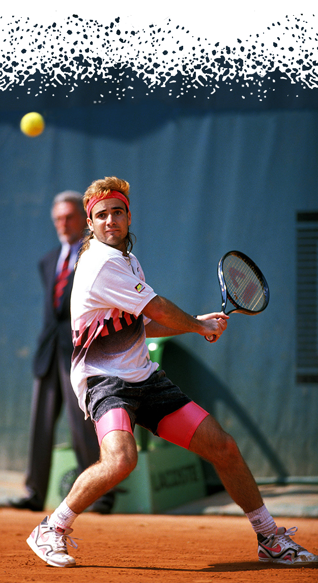 agassi hot lava shirt